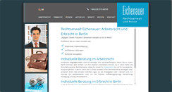 Desktop Screenshot of kanzlei-eichenauer.de